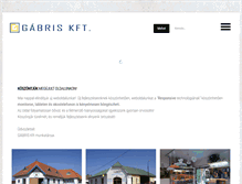 Tablet Screenshot of gabris.hu